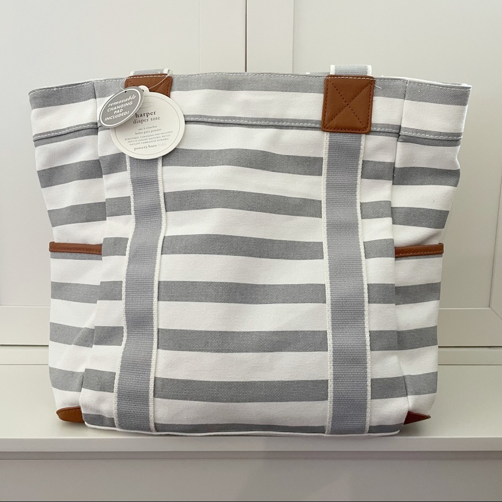 ❌SOLD❌ Pottery Barn Kids | harper diaper tote - Picture 3 of 7
